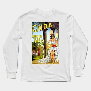 Vintage Travel - Cuba Long Sleeve T-Shirt